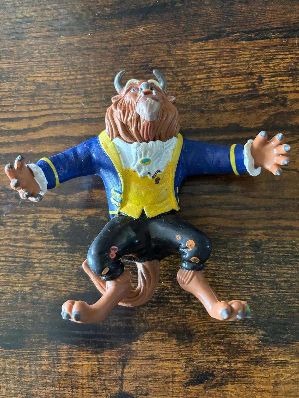 Vintage Disney Beauty and the Beast Talking Beast Figure by Just Toys